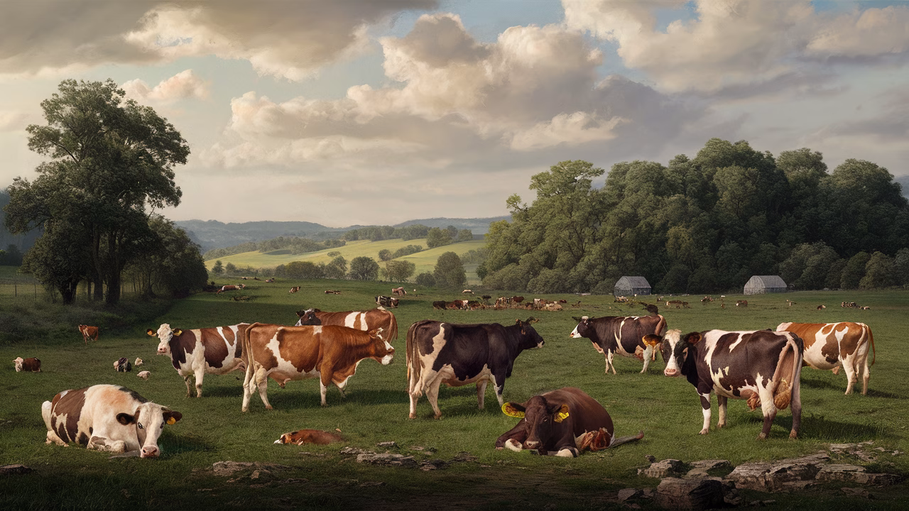 Cows from different regions moo differently Cows in different regions