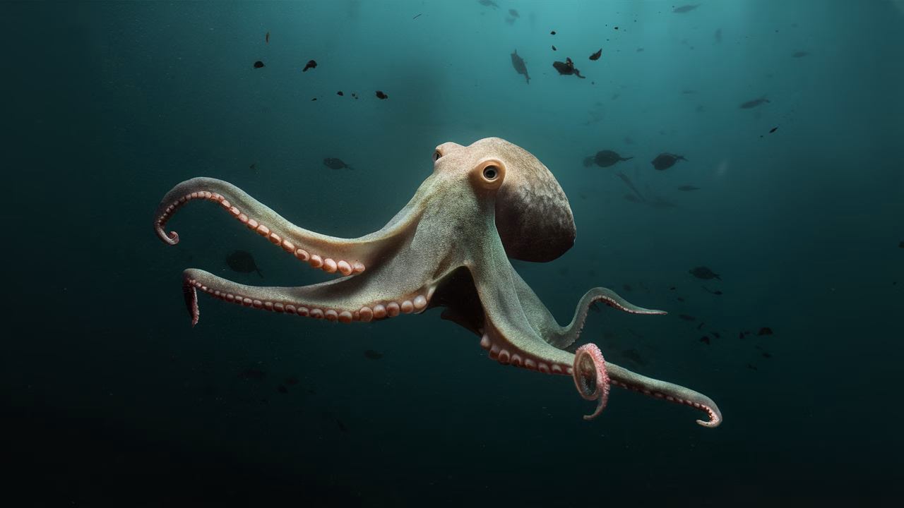 Dumbo Octopus flapping fins Dumbo Octopus flapping fins