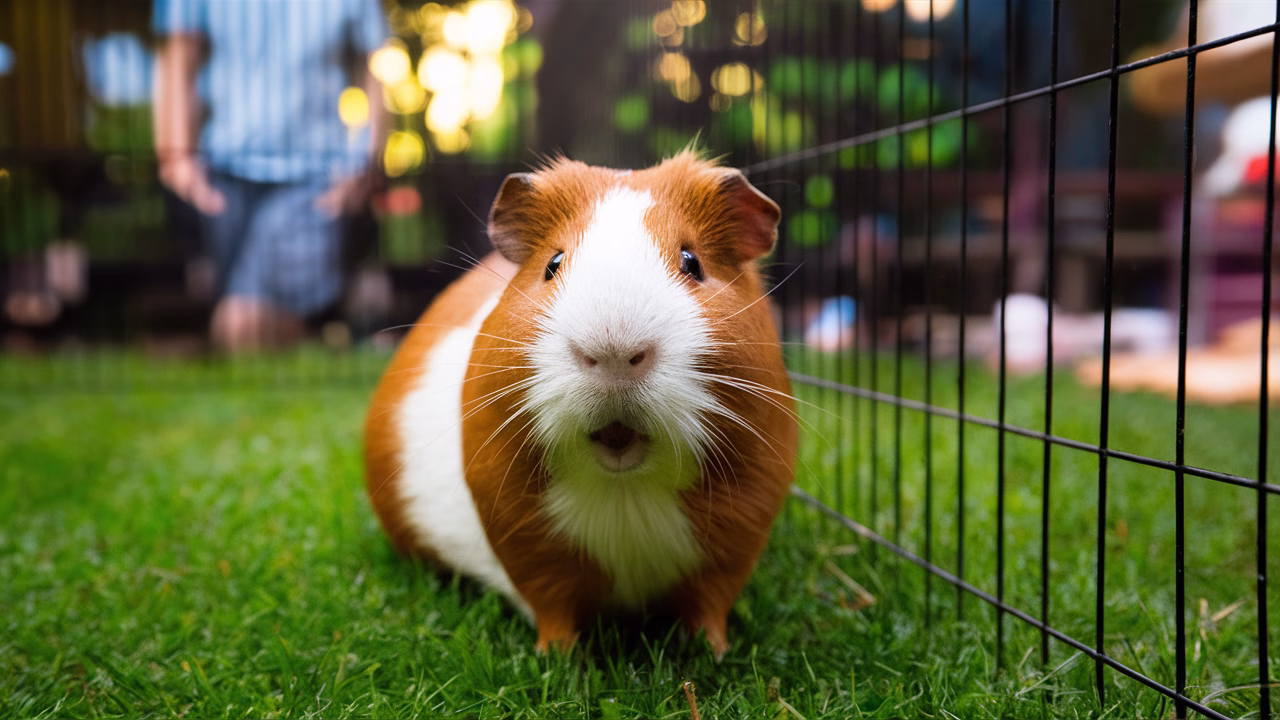 Guinea pig cheerful behavior Guinea pig popcorning