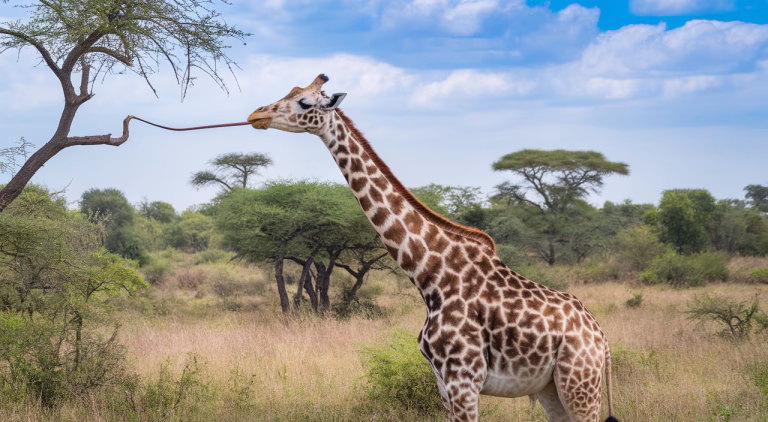How Giraffes Clean Their Ears With Their Tongues (And Why It's Essential)