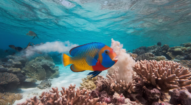 How Parrotfish Poop Creates White Sand Beaches: The Secret Behind Tropical Paradise