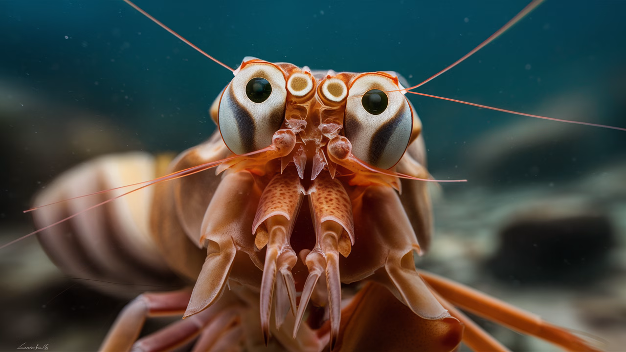 mantis shrimp eye structure mantis shrimp segmented eye