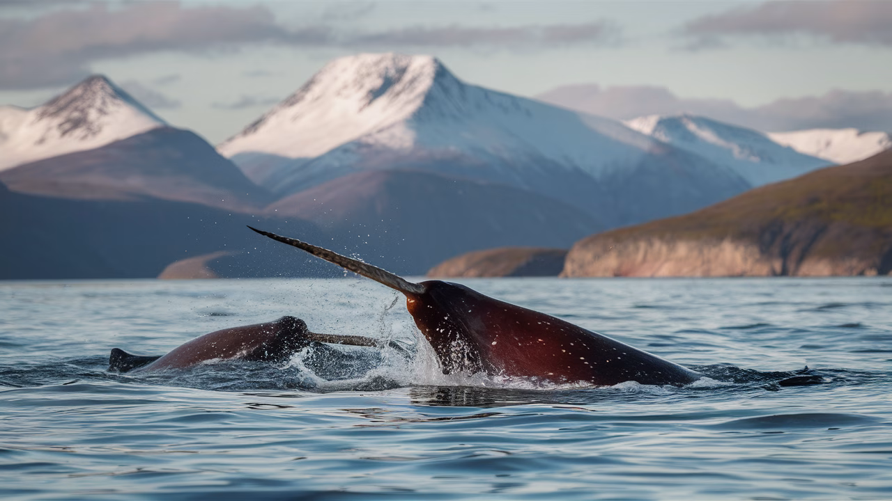 Narwhal conservation in Arctic habitat Narwhal conservation efforts in Arctic