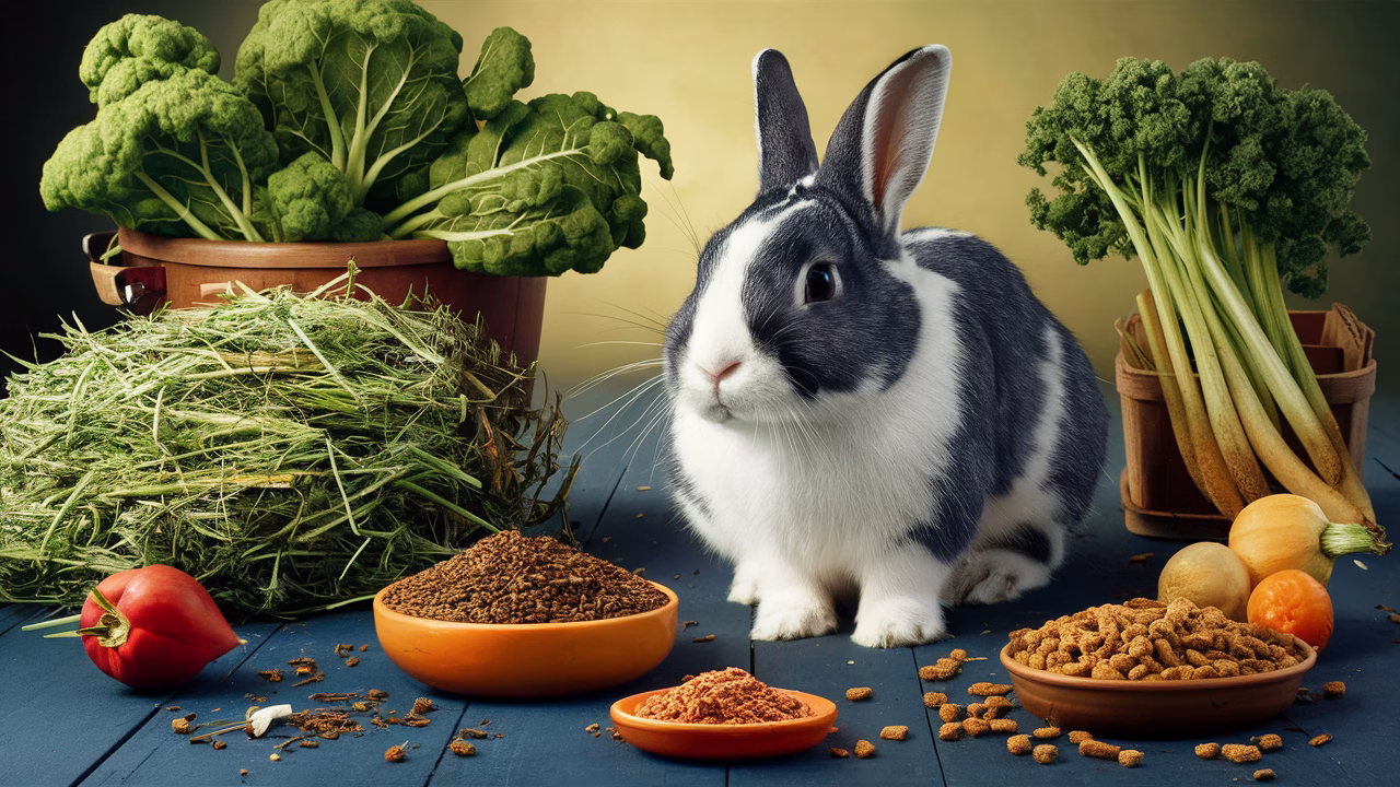 Rabbit diet breakdown chart Rabbit balanced diet chart