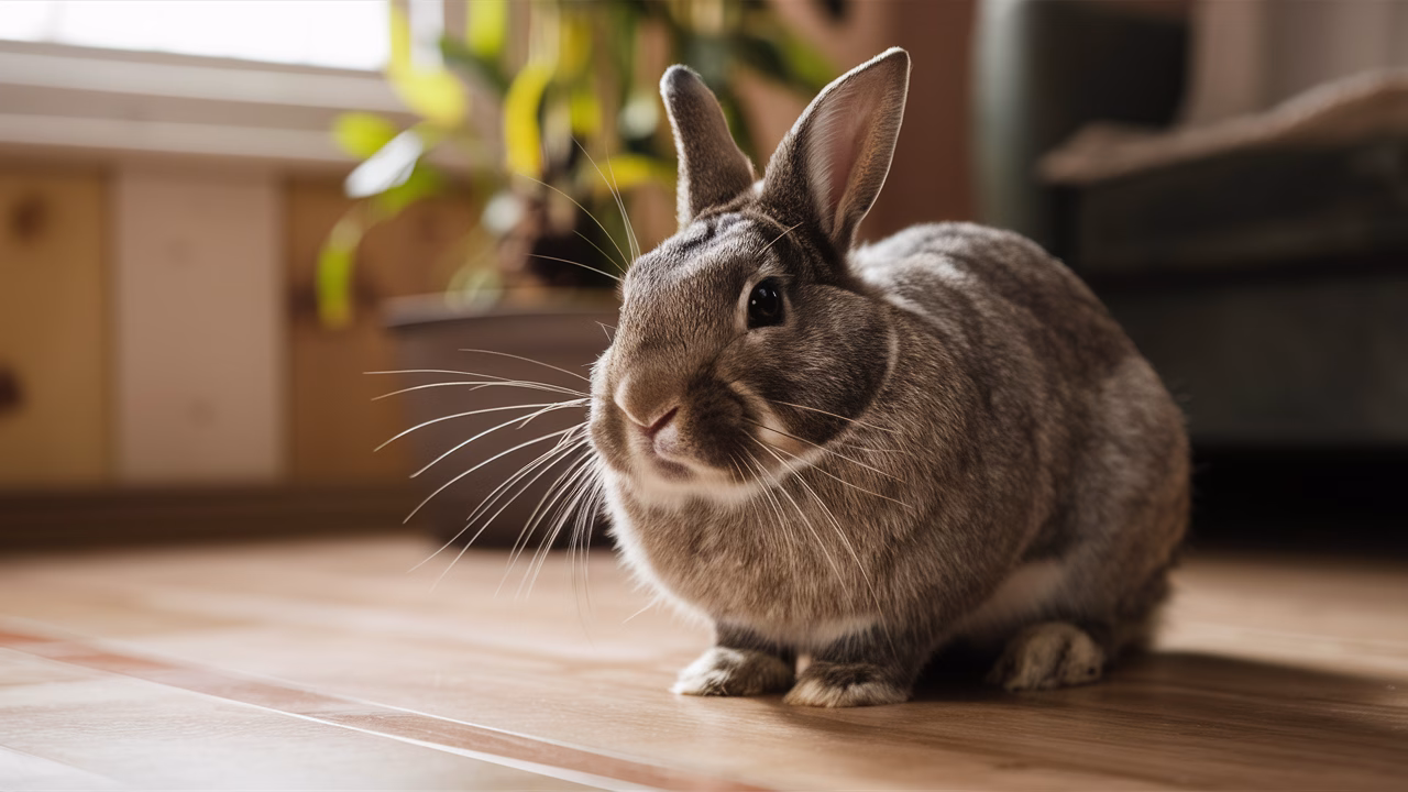 Rabbit showing early signs of GI stasis Rabbit showing early signs of GI stasis