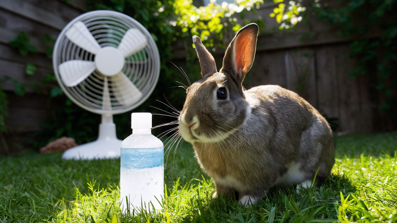 Keeping rabbits cool in heat rabbit cooling tips