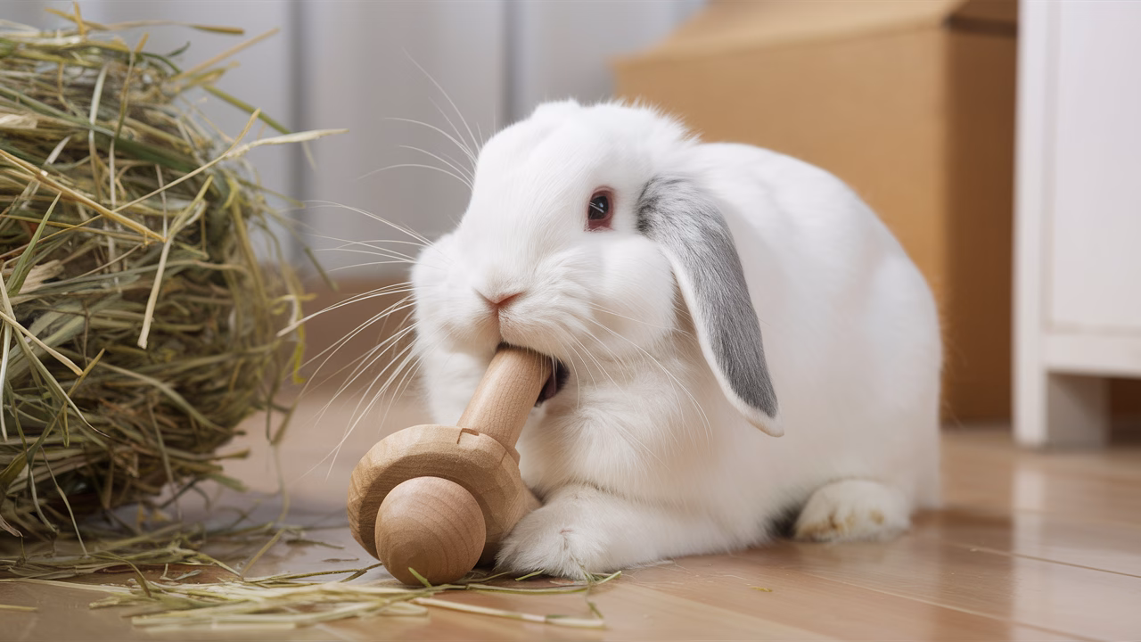Rabbit-safe chew toys and treats Rabbit chew toys